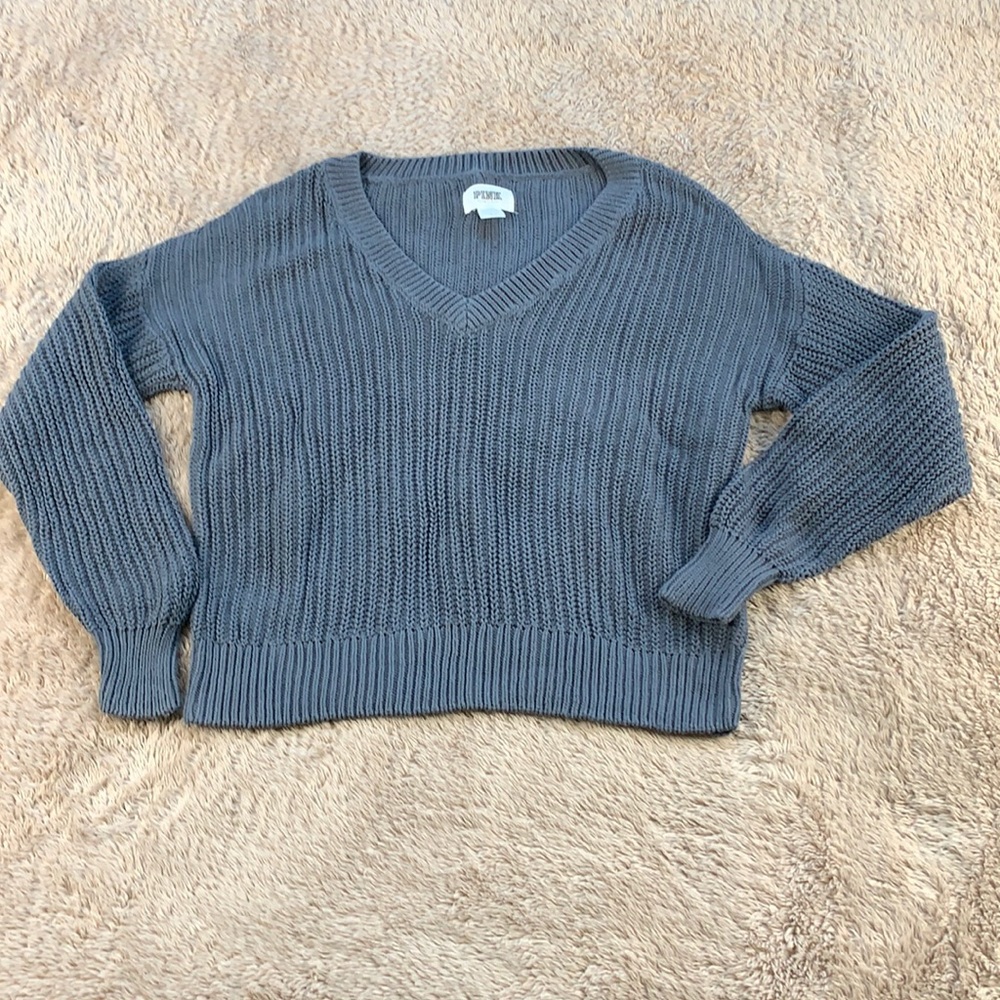 VS PINK Knitted V-neck Sweater